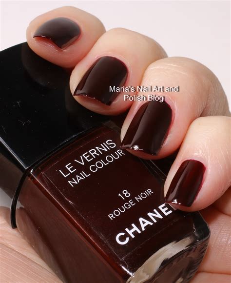 chanel nail vernis rouge noir|Chanel nail polish 402.